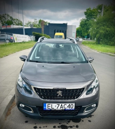 Peugeot 2008 cena 46999 przebieg: 37000, rok produkcji 2017 z Łódź małe 121